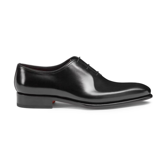 Stringate Oxford in Pelle Anticata Artigianali 1150S1N00T100 - Scarpe di lusso in pelle lucida