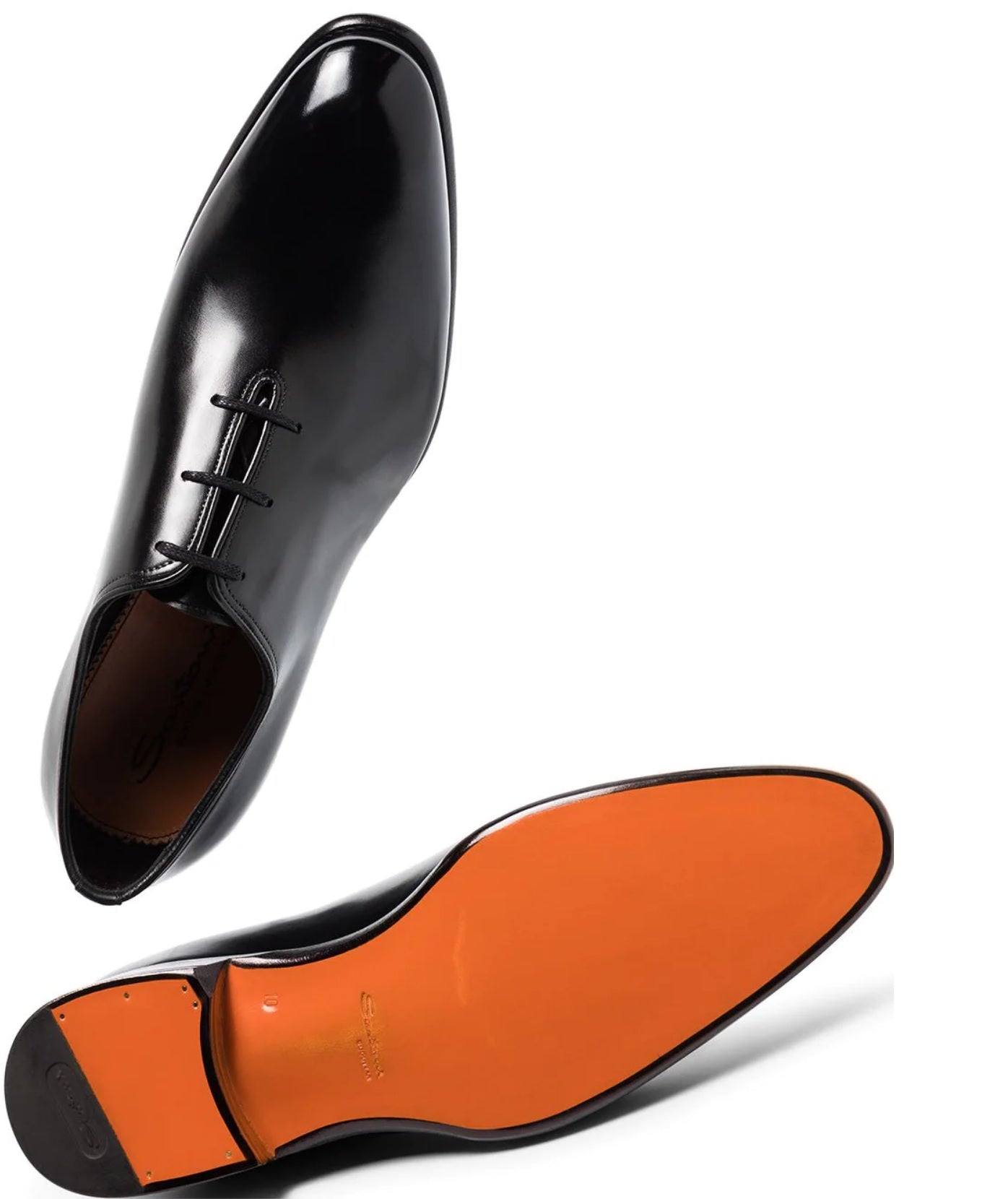 Stringate Oxford in Pelle Anticata Artigianali 1150S1N00T100 - Scarpe di lusso in pelle lucida