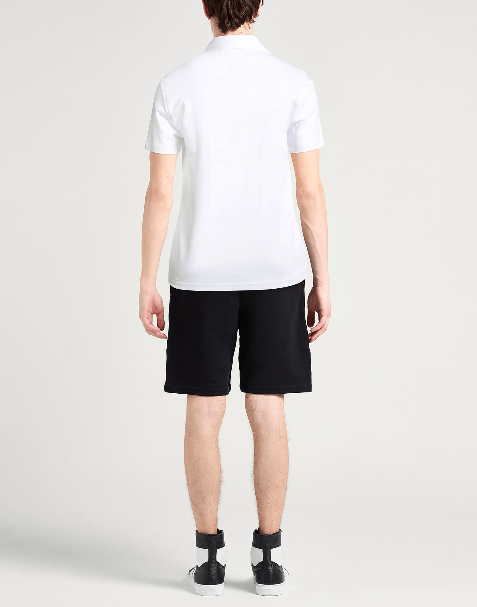 Versace T-shirt Jersey Bianco con stampa logo e design iconico in morbido jersey.