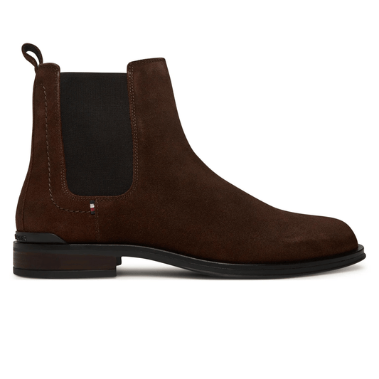 stivaletti chelsea marroni Tommy Hilfiger 137M4D00V100 in suede con dettagli eleganti e comodi per un look versatile.