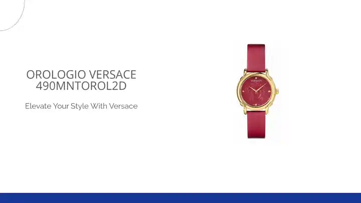 Orologio Versace 490MNTOROL2D by@Outfy