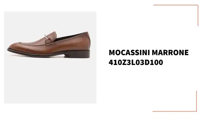 Mocassini marrone 410Z3L03D100 by@Outfy