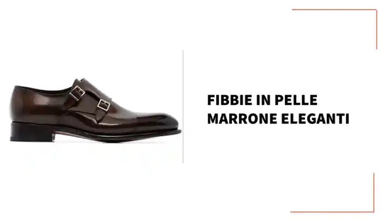 Fibbie in pelle marrone eleganti by@Outfy