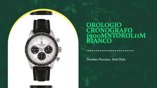 Orologio Cronografo 1900MNTOROL11M Bianco by@Outfy