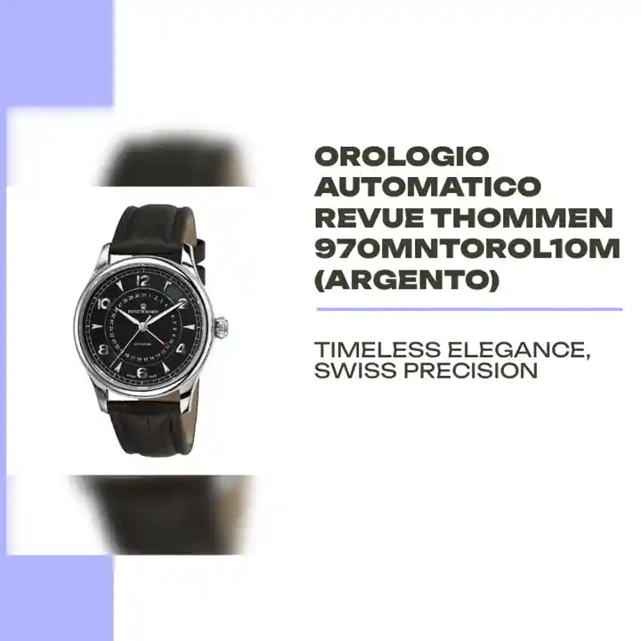 Orologio automatico Revue Thommen 970MNTOROL10M (Argento) by@Outfy