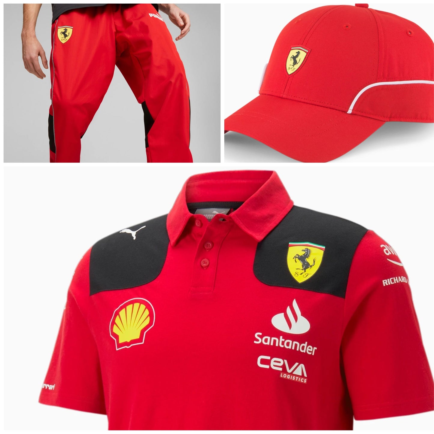 Scuderia Ferrari - Completo (Nero) - Collection Made in Italy