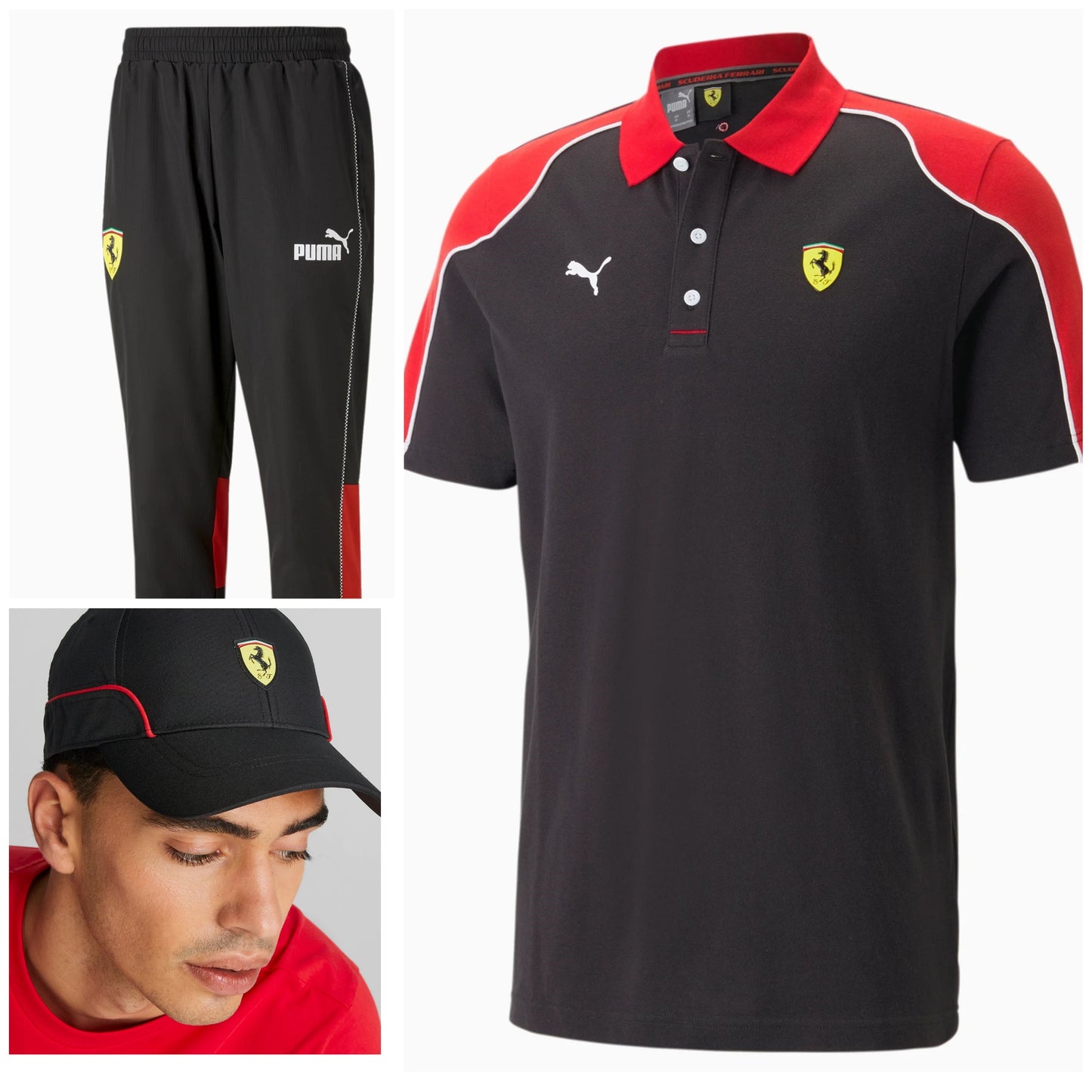 Scuderia Ferrari - Completo (Nero) - Collection Made in Italy